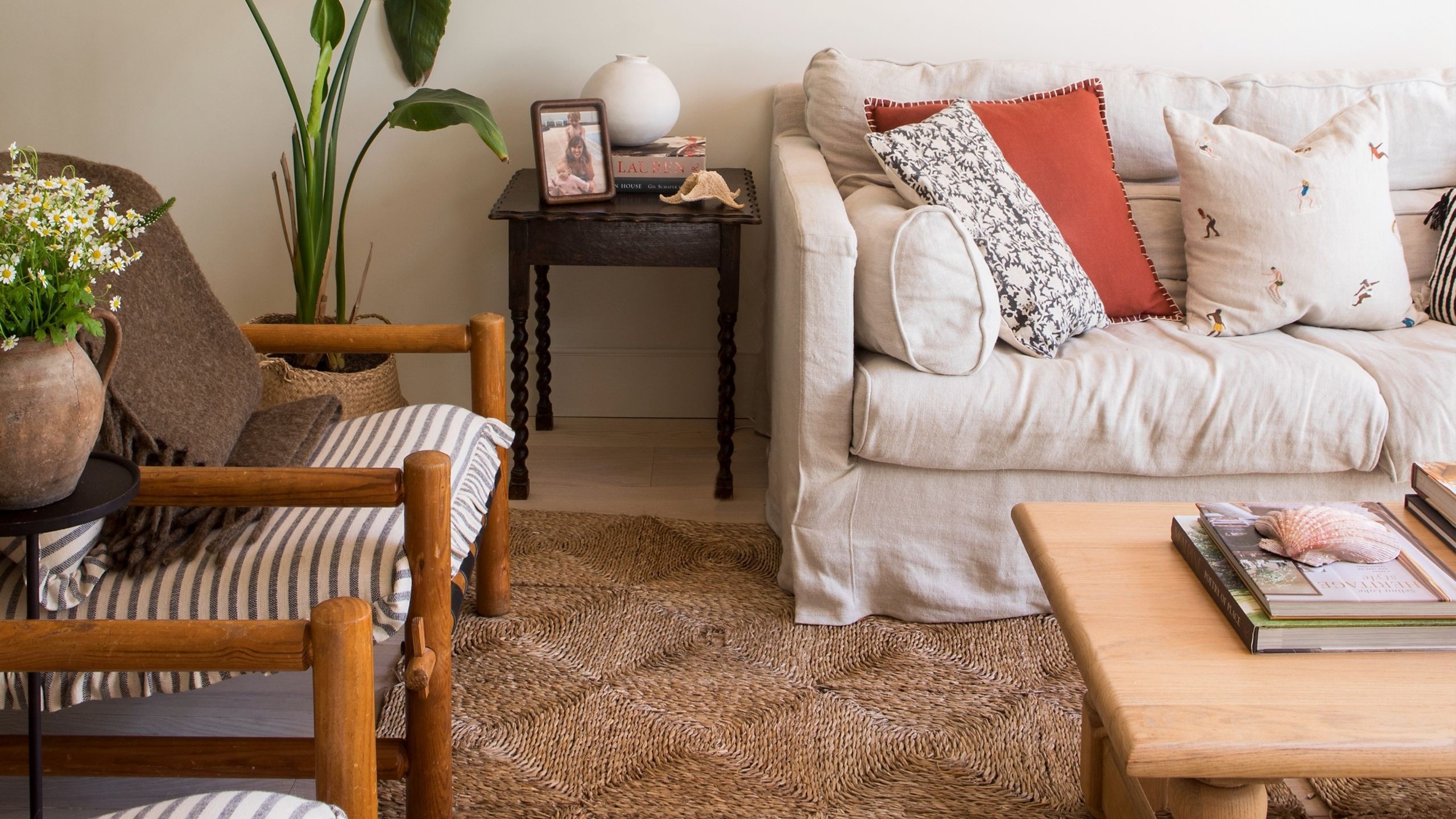 Choose a Rug Shape That Responds to the Sofa