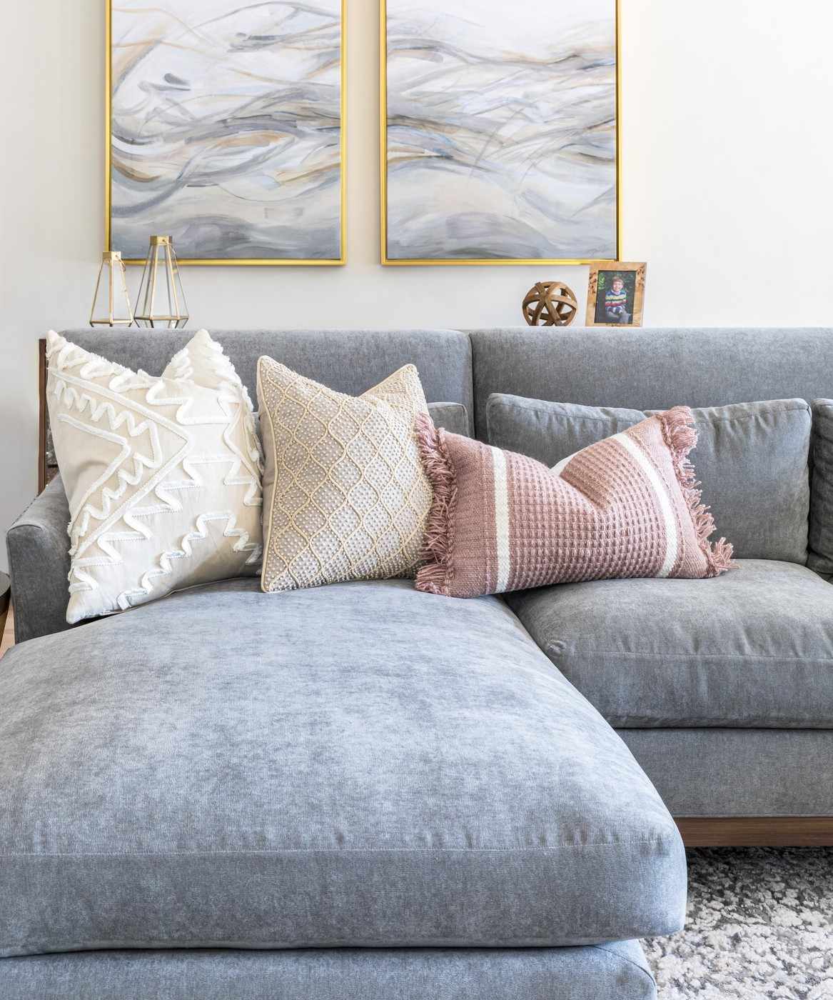 Give Sofa Cushions a Fuller, More Considered Arrangement