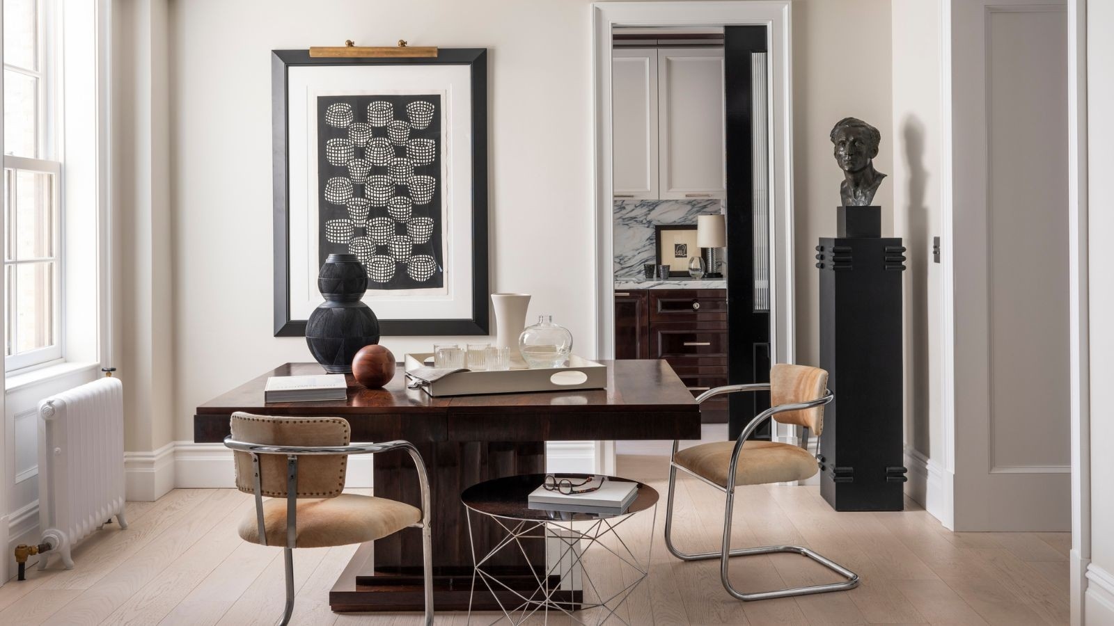 Simplify a Traditional Apartment for Contemporary Living
