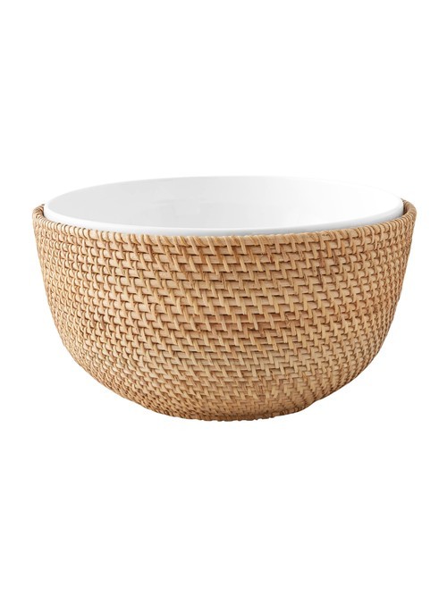 Add Woven Rattan Texture to a Summer Table