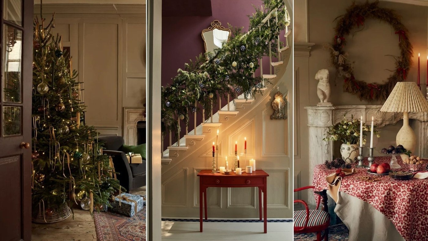 Make Holiday Decorations Feel Richer through Texture and Ribbon