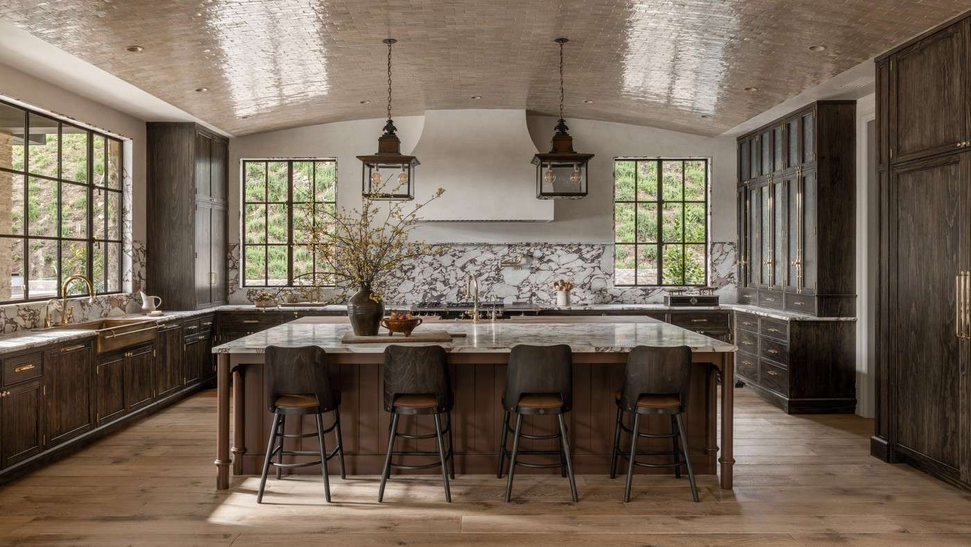 Mix Rustic and Polished Finishes in a Contemporary Kitchen