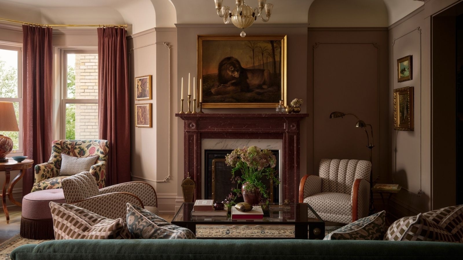 Make a Room Cozier through Contrast, Light, and Arrangement
