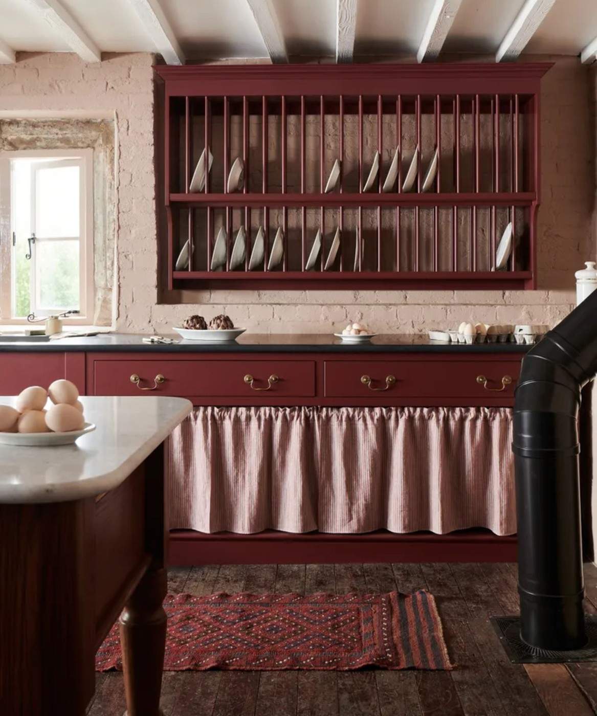 Winter Color Can Be Rich without Covering Every Wall
