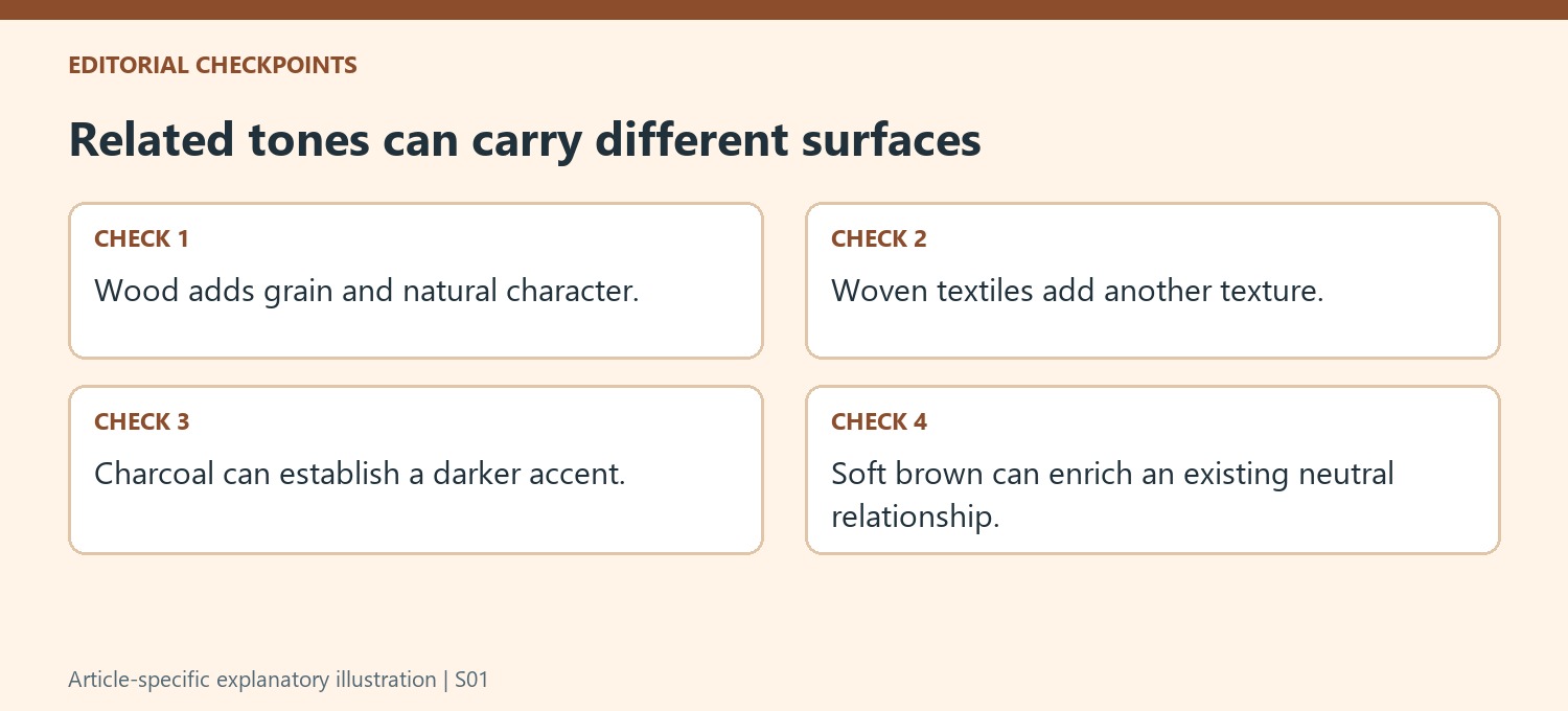 Related tones can carry different surfaces