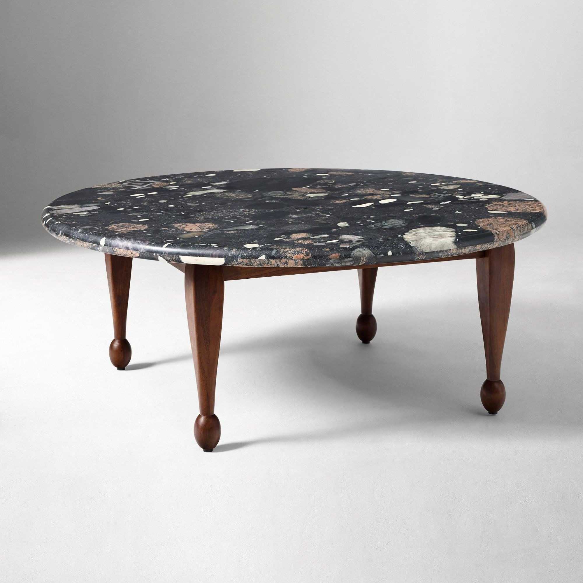Pierce & Ward Marble Coffee Table (42")