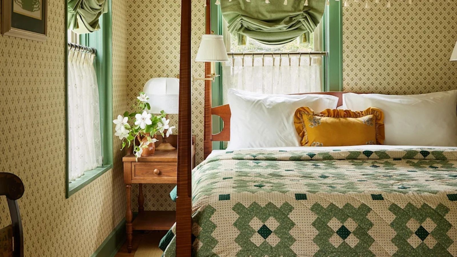 A Scandinavian Quilt Adds Pattern Without a Full Bedroom Redesign