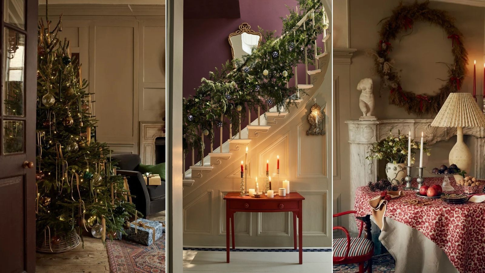 Make Holiday Decorations Feel Richer through Texture and Ribbon