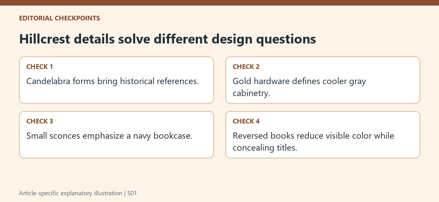 Hillcrest details solve different design questions
