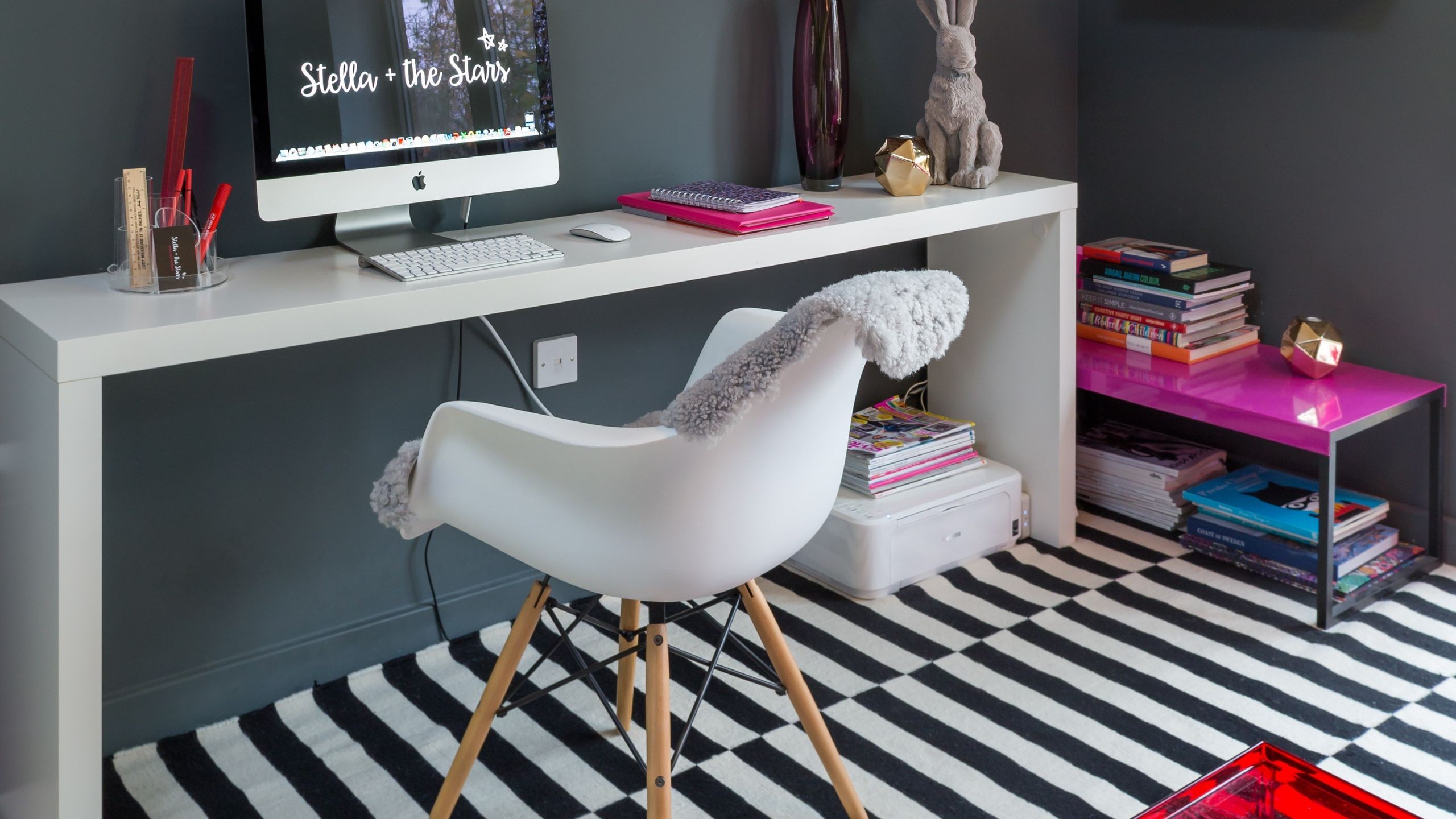 Soften a High-Contrast Interior with Related Tones