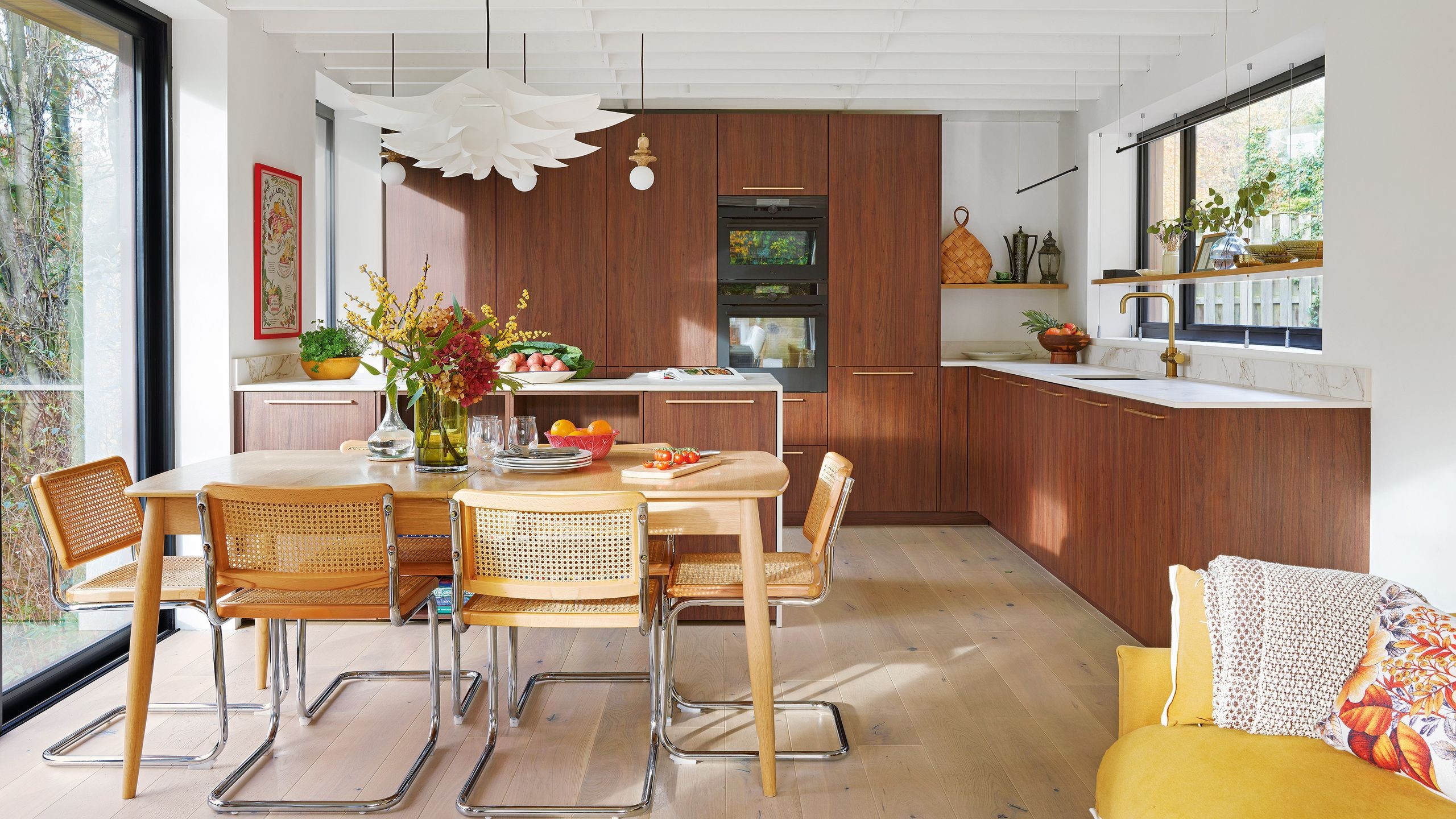 A Family Extension Blends Mid-Century and Japandi Ideas