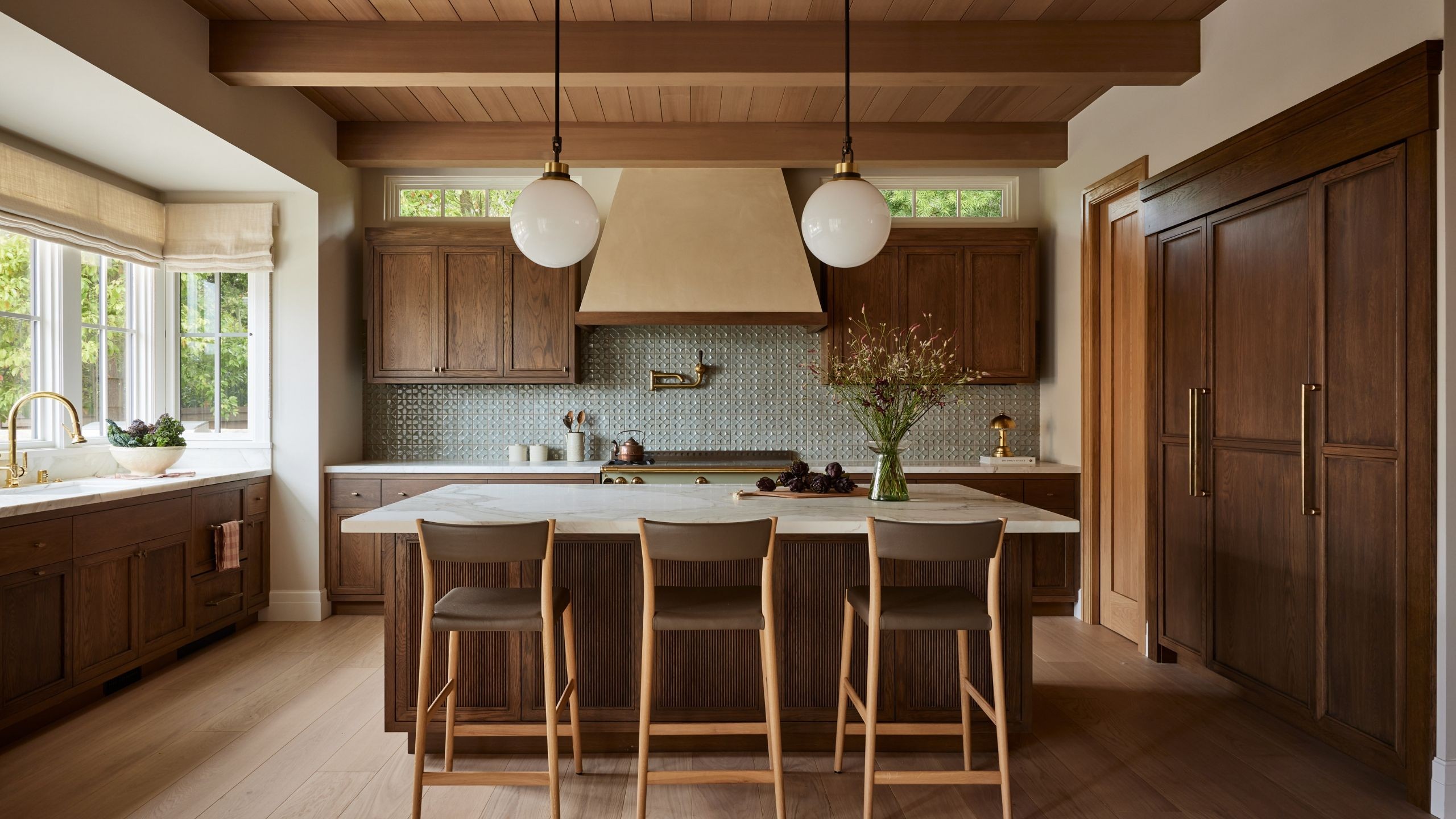 Warm Kitchen Colors beyond Bright White